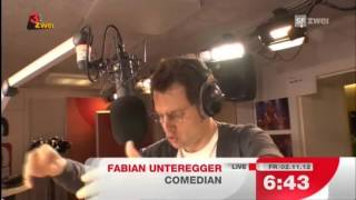 «Zum Glück ist Freitag» vom 02112012  12  Comedy mit Fabian Unteregger  SRF [upl. by Mandelbaum]