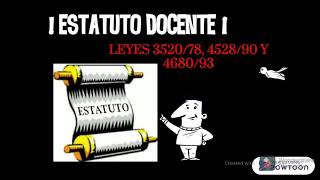 Estatuto Docente Resumen [upl. by Ddart134]