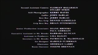 Broadcast News 1987 End Credits Starz Encore 2024 [upl. by Tevis182]