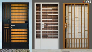 Latest Front Grill Door Design  House Entrance Iron Door Steel Metal Double Security Safety Door [upl. by Vesta]