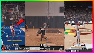 NBA 2K25 MyCareerMyPlayer 5v5 Gameplay Footage Dunk MeterMyCourtBuilderFIBA City  More [upl. by Strepphon]