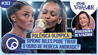 PRA VARIAR Simone Biles e ouro de Rebeca novos peões em A Fazenda Yasmin Brunet demitida [upl. by Kcinemod]