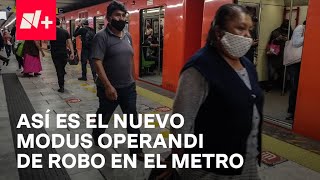 Usuarios del Metro CDMX denuncian nuevo modus operandi de robo  Despierta [upl. by Arde]