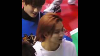 Taehyung playing Jeonghans hair [upl. by Aelyk14]