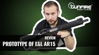 Prototype of EampL AR15  review by Gunfire [upl. by Enelime]