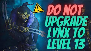 This is what happens if you upgrade lynx to level 13⚠️ extreme DAMAGE ☠️  Shadow Fight Arena [upl. by Maddalena]