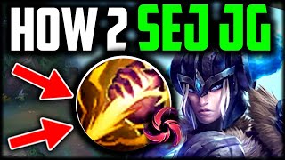 How to Sejuani amp CARRY Best BuildRunes Sejuani Jungle Guide Season 14  League of Legends [upl. by Aerdnak]