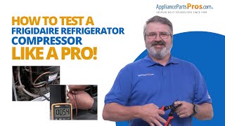 How To Test A Frigidaire Refrigerator Compressor 5304475098 [upl. by Xever]