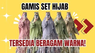 RUGI GA BELI Baju Gamis Set Hijab Terbaru FLASH SALE [upl. by Chouest]