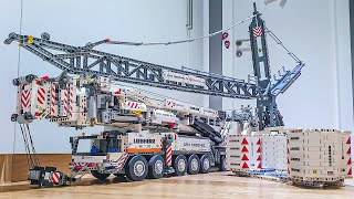 Lego Technic Liebherr LTM 11200 Counterweight MOC by Jeroen Ottens [upl. by Kliber]