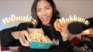 ASMR MCDONALDS MUKBANG 🍟 FiletoFish Meal  whisper ramble [upl. by Ahsimet]