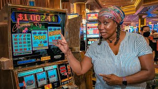 She Put 200 Into This MGM Grand Las Vegas Slot Machine Watch What Happens Next [upl. by Lehcnom]