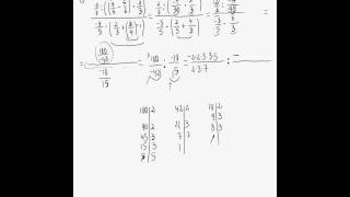 Operaciones combinadas de números racionales [upl. by Ahsinam]
