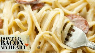 10 Minute Boursin Cheese Pasta [upl. by Ahusoj]