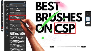 Top 5 musthave brushes for clip studio paint [upl. by Worrad]