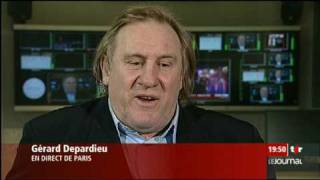 Cinéma entretien avec Gérard Depardieu qui présente le film quotLautre Dumasquot [upl. by O'Donovan]