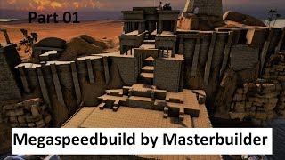 Ark megabuild Castel and Keep DesertCastel [upl. by Whittaker]