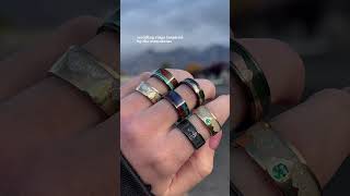 Mountain Inspired Wedding Rings [upl. by Liscomb182]