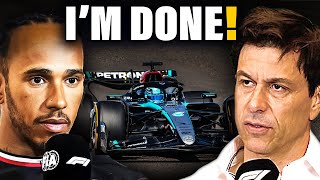 Furious Hamilton Drops Bombshell After Suzuka Walkout [upl. by Angid]