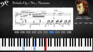 Chopin  Op 9 No 2 Nocturne Learn to play [upl. by Danielle]