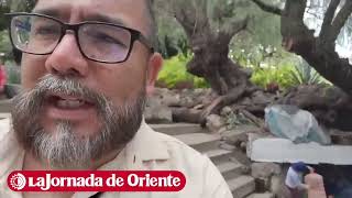 Presidente del Fundo Legal de Axocopan denuncia que pretenden privatizar los veneros [upl. by Ahsiyt783]