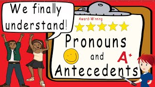 Pronouns and Antecedents  What is a Pronoun and Antecedent  Award Winning Teaching Video [upl. by Nymrak]