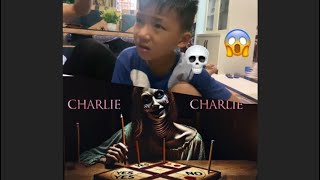 Charlie charlie ghost game  bro got scared 😱  Horror [upl. by Dahsraf]