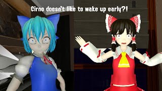 Reimu tries to waking Cirno up  Touhou GMOD [upl. by Eldoree]