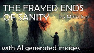 The Frayed Ends Of Sanity by Metallica  AI illustrating every lyric [upl. by Ardnola513]