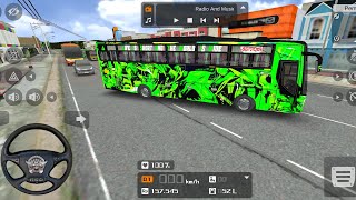 Siantar Green Bus Livery  Bus Simulator Indonesia  Part  473  Mobile Games  Skeleton Play [upl. by Kele499]