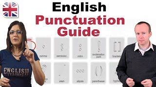 English Punctuation Guide  English Writing Lesson [upl. by Jessabell]