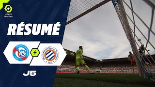 RC STRASBOURG ALSACE  MONTPELLIER HÉRAULT SC 2  2  Résumé  RCSA  MHSC  20232024 [upl. by Ecineg]