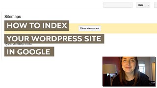 How to Index your WordPress site on Google [upl. by Llemrej479]