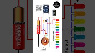 15V to 60V  Joule thief booster circuit shorts diy [upl. by Atisor]