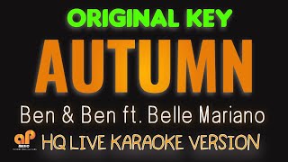 AUTUMN  BenampBen ft Belle Mariano HQ KARAOKE VERSION [upl. by Boles]