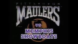 1984 USFL Week 10  Maulers vs Showboats [upl. by Bannon]