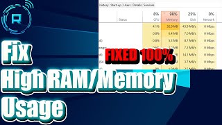 Fix HIGH RAMMemory Usage on Windows 1011 Complete Guide [upl. by Ajat]