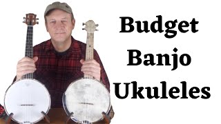 Budget Banjo Ukuleles  An InDepth Look at the Aklot and Kmise Brands [upl. by Khan]