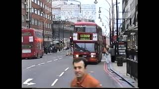 London Buses 2000 in Oxford Street amp Marble Arch [upl. by Enar]