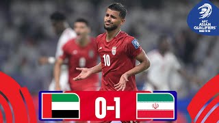 AsianQualifiers  Road To 26  Group A  United Arab Emirates 0  1 Islamic Republic Of Iran [upl. by Hilde291]