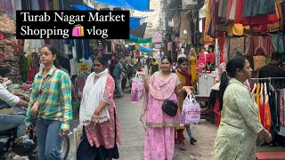 Turab Nagar market Ghaziabad  mini satojni nagar Ghaziabad ka  latest shopping vlog [upl. by Mirielle]