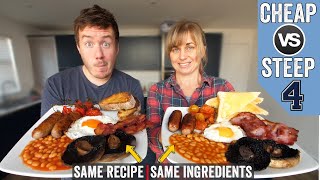 Cheap VS Steep  English Cooked Breakfast [upl. by Chaiken]