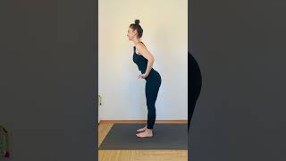 Tip for UttanasanaStanding Forward Fold yogatips yogatipsforbeginners uttanasana forwardfold [upl. by Leanard]