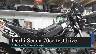 Derbi Senda Airsal 70cc Montage amp Testdrive [upl. by Asilad]