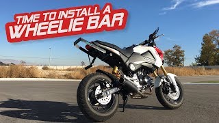 Honda Grom Subcage Install amp Review [upl. by Rudy510]