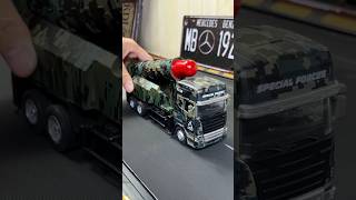 Military One Missile Launcher Truck with Lights amp Sounds  Pull Back amp Go Missile Model [upl. by Dong182]