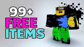 22 FREE BLUE ITEMS ROBLOX 😱😳 2024 [upl. by Bradman]