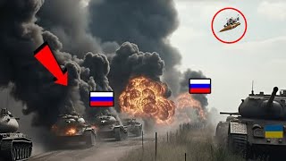 Ukrainian army used Swedish CV90s and FPV drones to destroy a convoy of Russian troops in Vovchansk [upl. by Tolmach257]