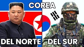 Corea del Norte y Corea del Sur  ¿Cuál es más Poderosa [upl. by Sisco]