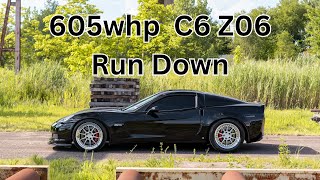 HeadsCam Corvette C6 Z06 Run Down [upl. by Aivuy]